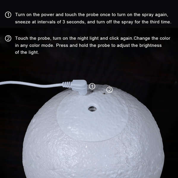 3D MOON LAMP HUMIDIFIER