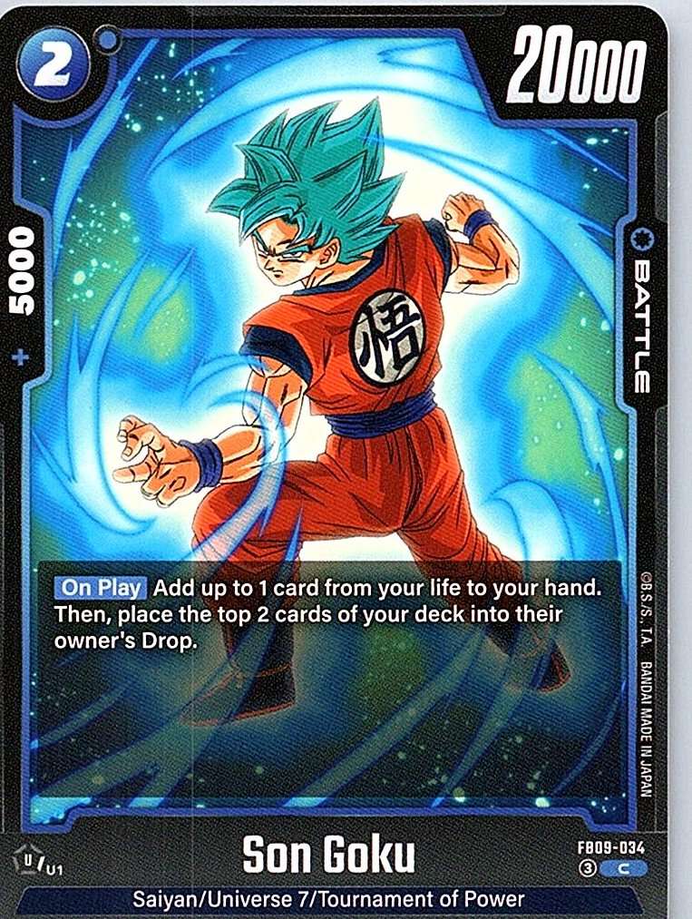 Son Goku - FB09-034 Dual Evolution #FB09-034 - NM