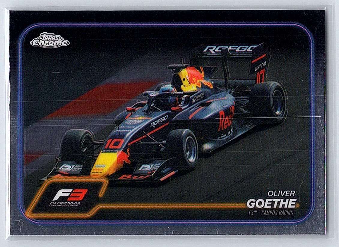 Oliver Goethe F1 Topps Chrome 2024 #124 - NM