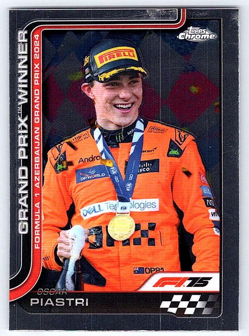 OSCAR PIASTRI F1 Topps Chrome 2025 #109 - NM