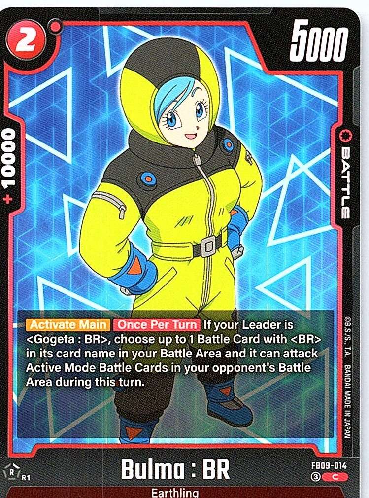 Bulma : BR Dual Evolution #FB09-014 - NM