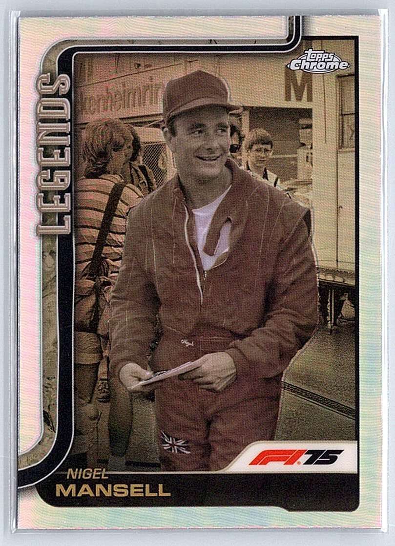 Nigel Mansell F1 Topps Chrome 2025 #160 (Refractor) - NM