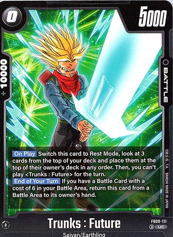 Trunks : Future Dual Evolution #FB09-111 (normal) - NM