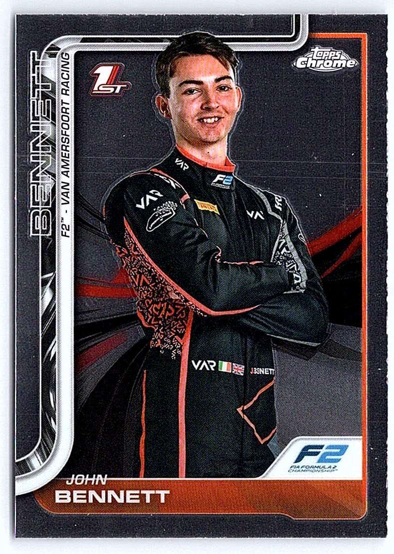 John Bennett F1 Topps Chrome 2025 #41 RC - NM