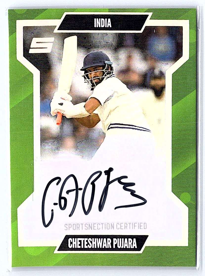Cheteshwar Pujara Sportnections Cricket Legends Series 2 #7 (Autograph) 25 - NM