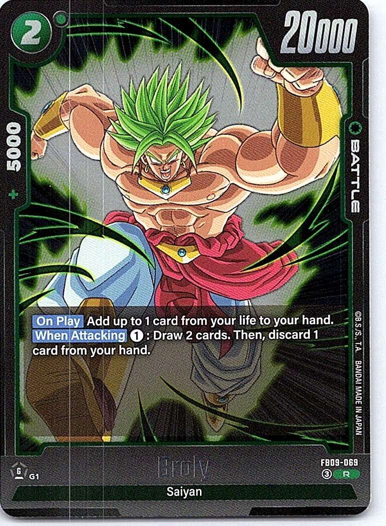 Broly Dual Evolution #FB09-069 - NM