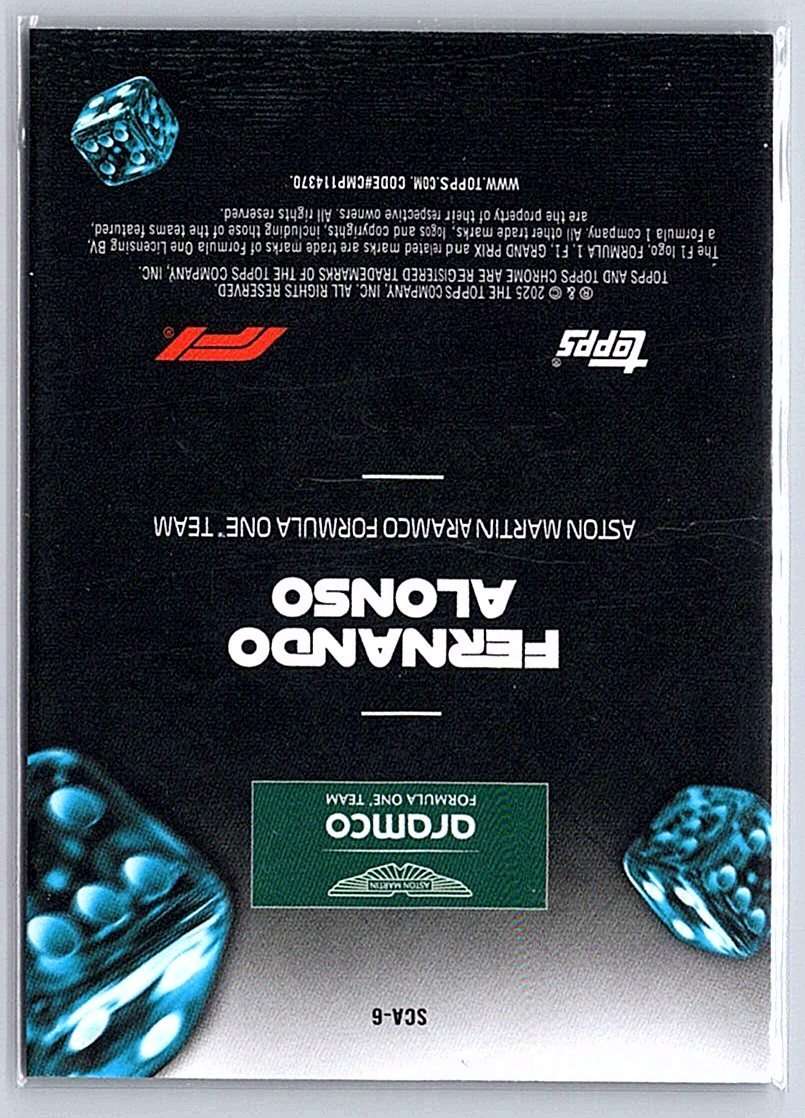Fernando Alonso F1 Topps Chrome 2025 #ACE-6 - NM