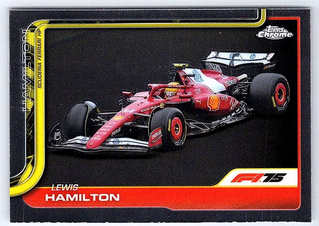 Lewis Hamilton F1 Topps Chrome 2025 #76 - NM