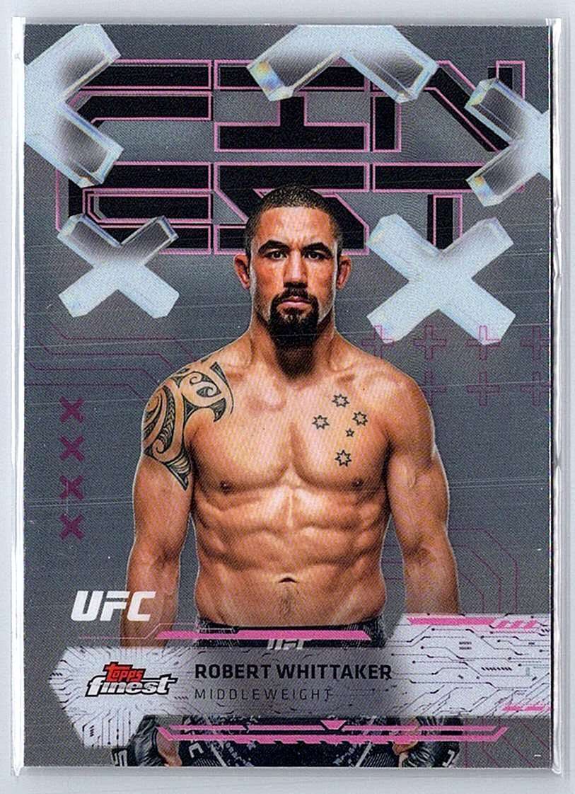 Robert Whittaker 2025 Topps Finest UFC #71 - NM