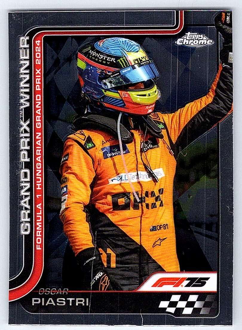 Oscar Piastri F1 Topps Chrome 2025 #105 - NM