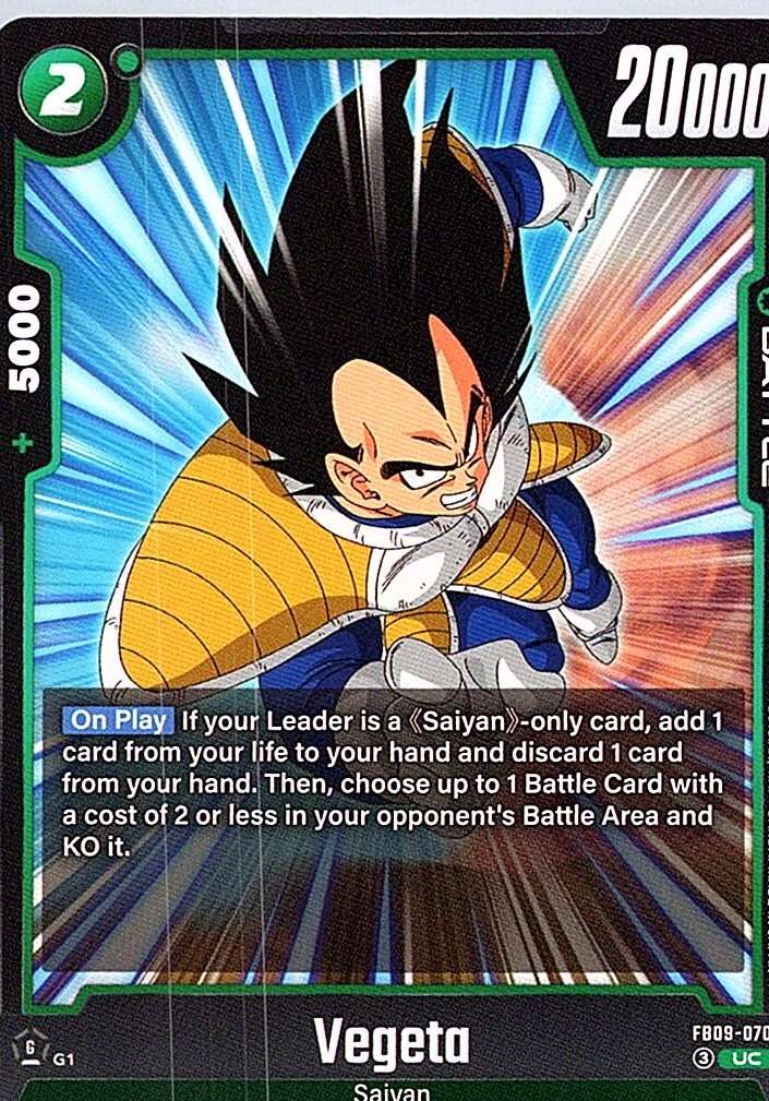 Vegeta - FB09-070 Dual Evolution #FB09-070 - NM