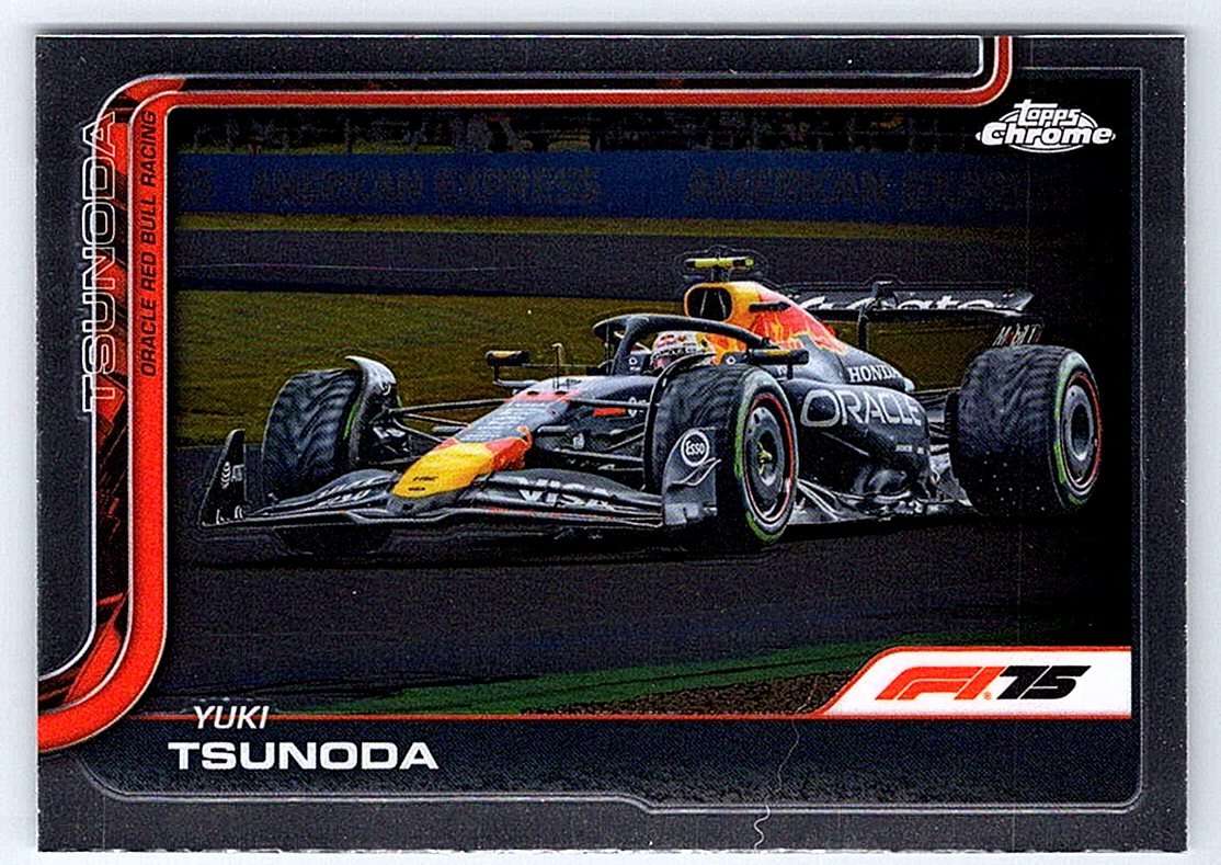 Yuki Tsunoda F1 Topps Chrome 2025 #74 - NM