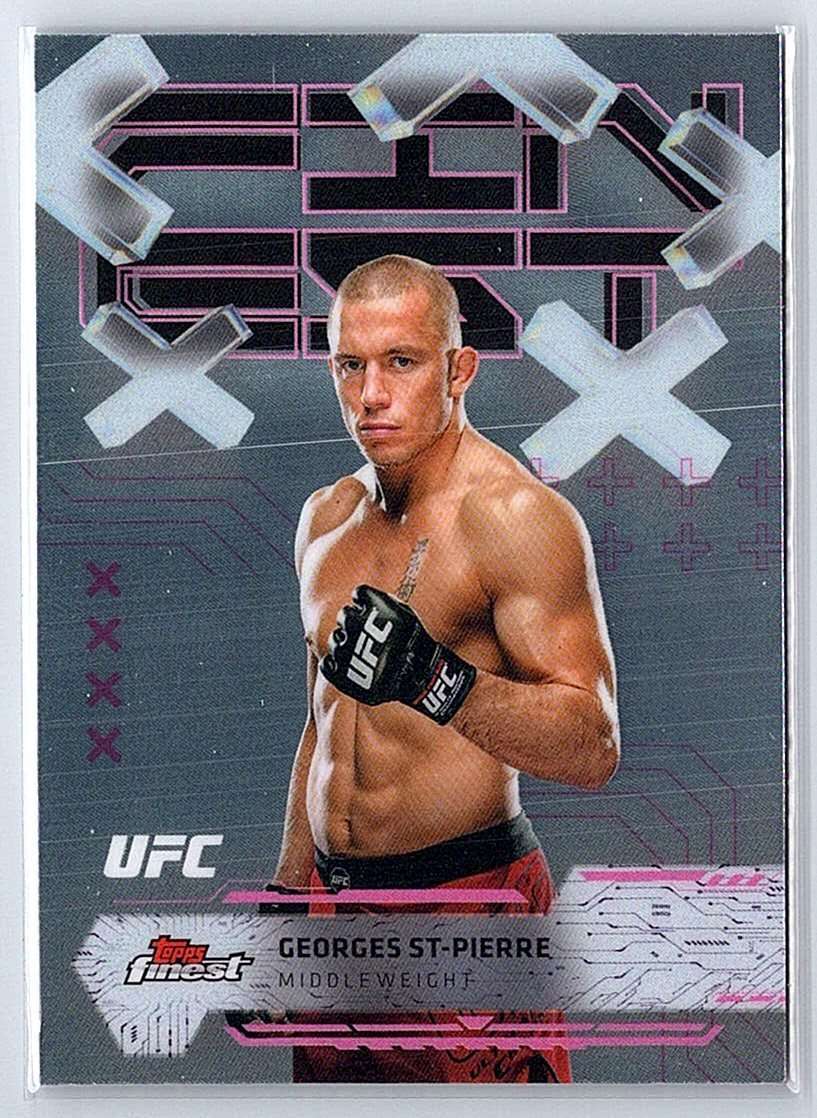 Georges St-Pierre 2025 Topps Finest UFC #70 - NM