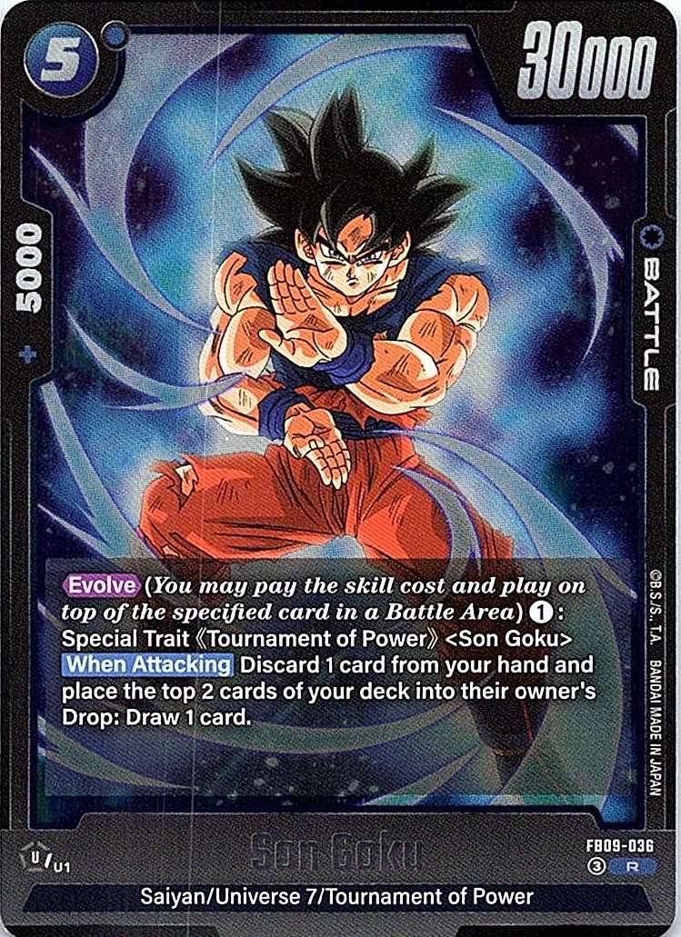 Son Goku - FB09-036 Dual Evolution #FB09-036 - NM