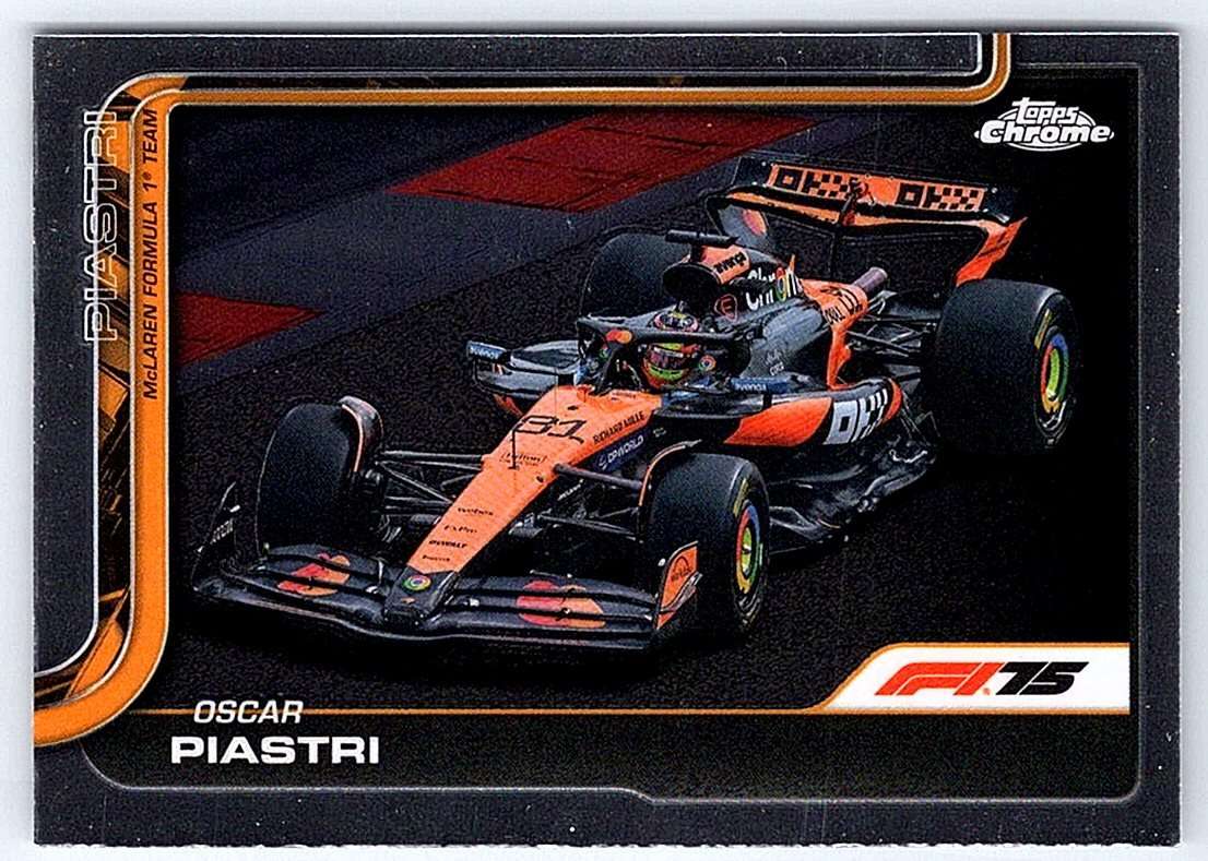 OSCAR PIASTRI F1 Topps Chrome 2025 #78 - NM