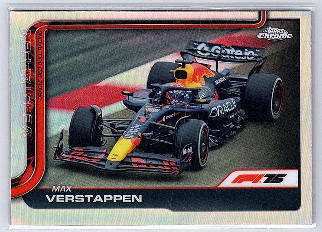 Max Verstappen F1 Topps Chrome 2025 #73 (Refractor) - NM