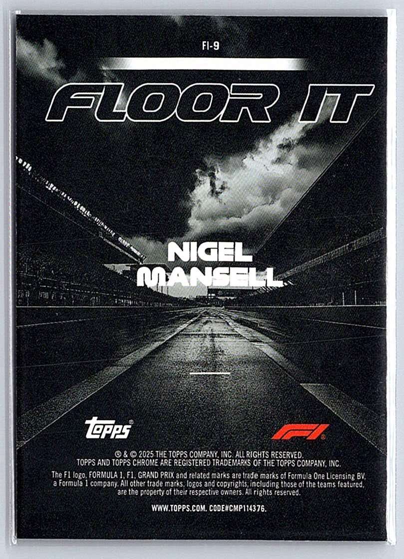 Floor It F1 Topps Chrome 2025 #FI-9 - NM