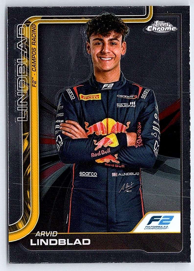 Arvid Lindblad F1 Topps Chrome 2025 #23 - NM