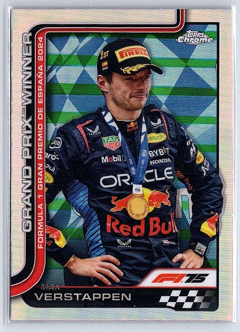 Max Verstappen F1 Topps Chrome 2025 #102 (Refractor) - NM