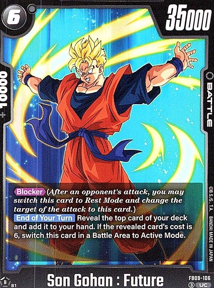 Son Gohan : Future Dual Evolution #FB09-106 - NM