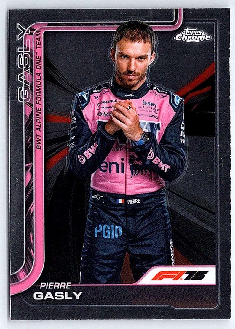 Pierre Gasly F1 Topps Chrome 2025 #16 - NM