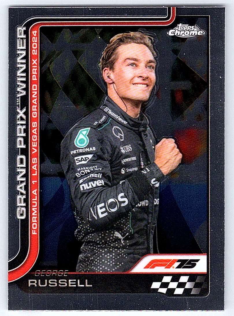 George Russell F1 Topps Chrome 2025 #114 - NM