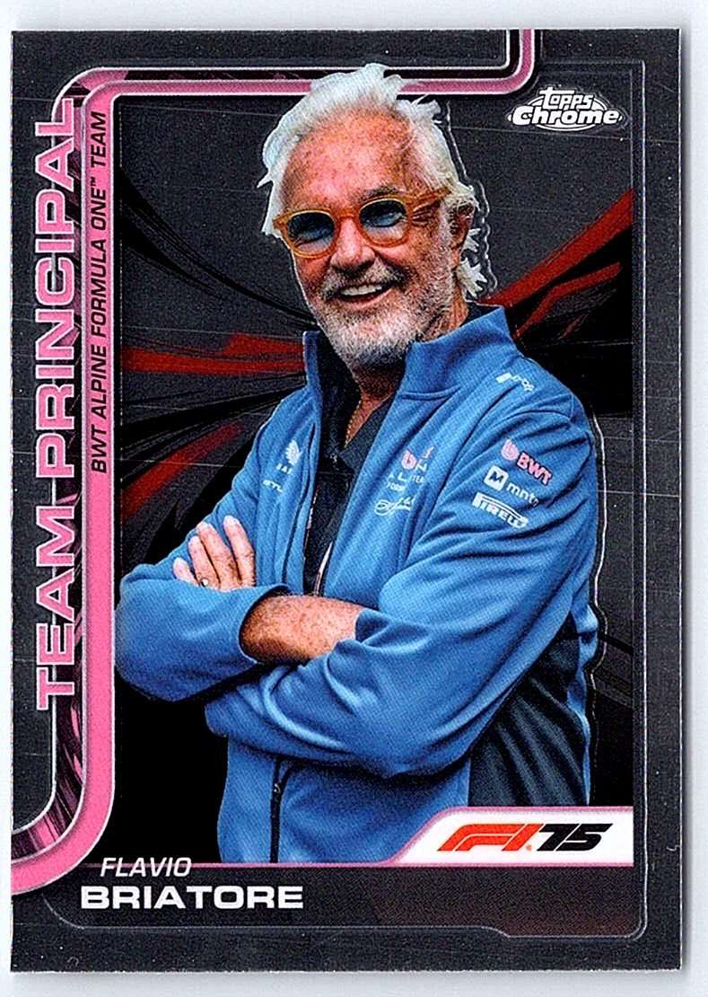 Flavio Briatore F1 Topps Chrome 2025 #199 - NM