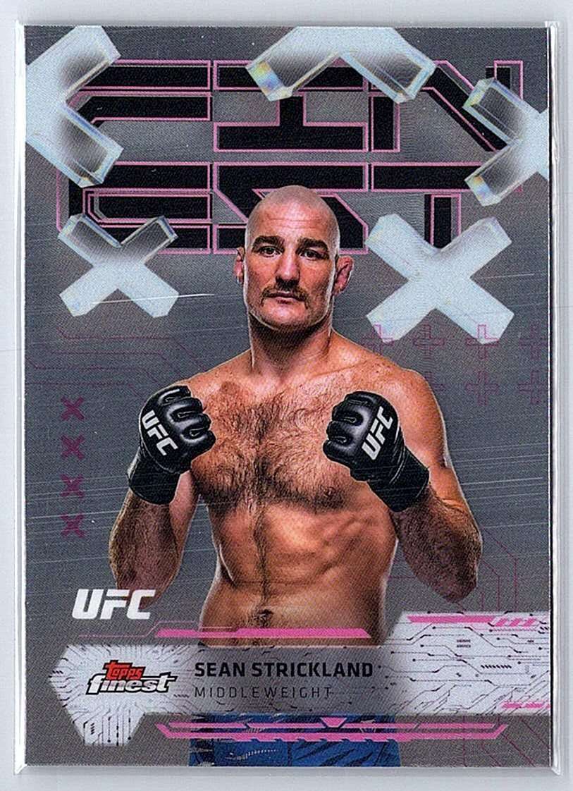 Sean Strickland 2025 Topps Finest UFC #178 - NM