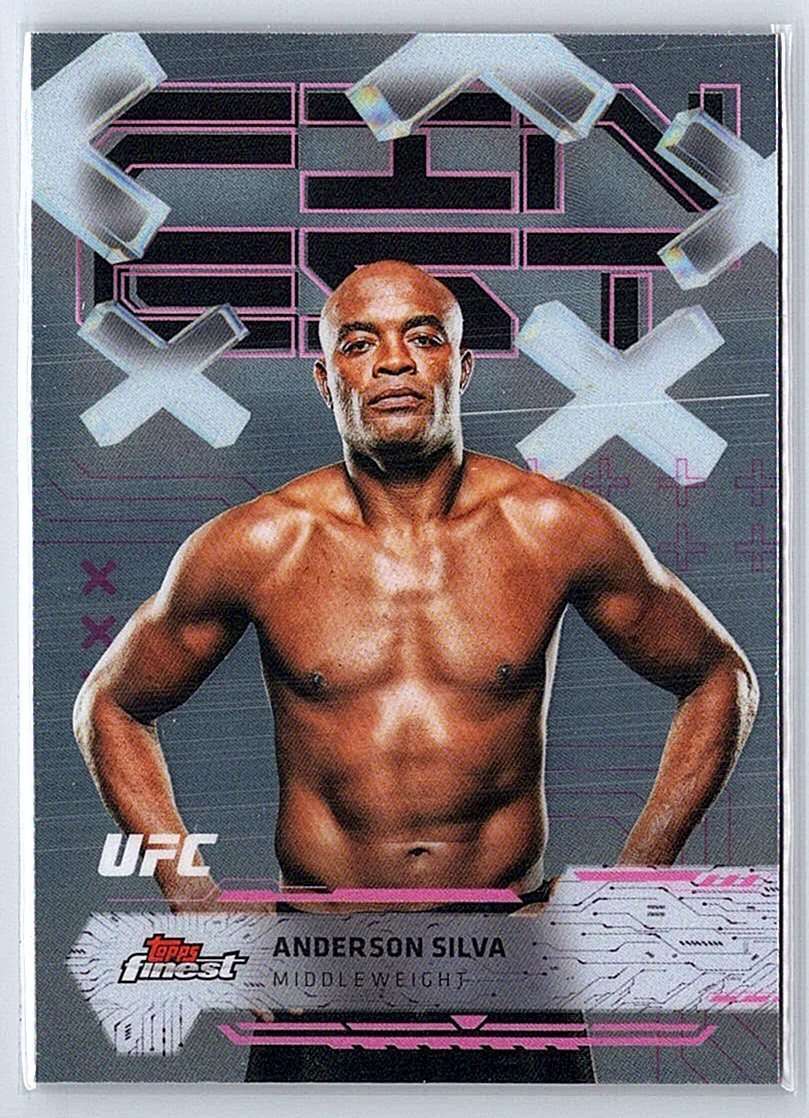 Anderson Silva 2025 Topps Finest UFC #59 - NM