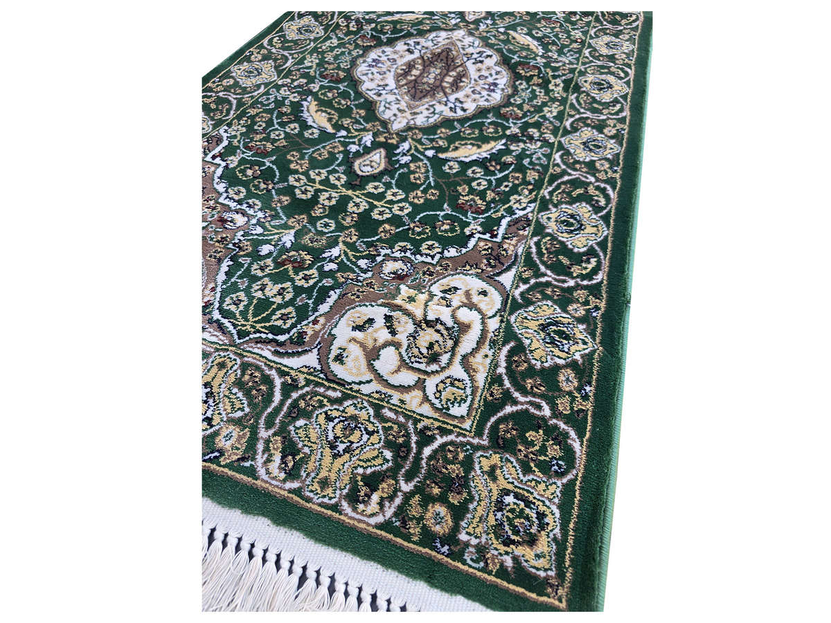 Beautiful Kashan Style 8 Meter Green Runner 800 x 80 CM