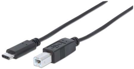 Manhattan USB TypeC Male to TypeB Male Cable