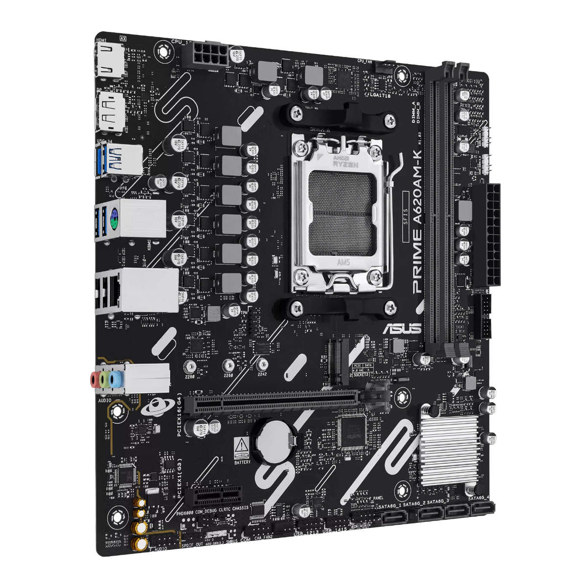 Asus PRIME A620AM-K AM5 M-ATX Motherboard
