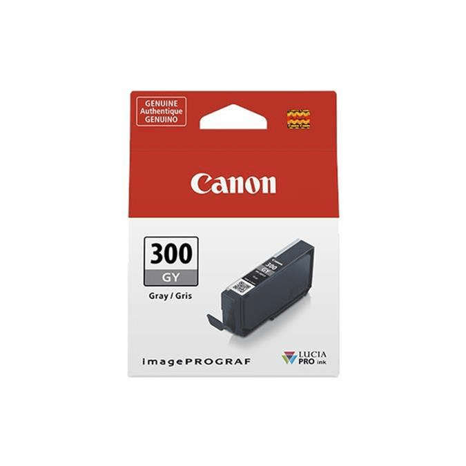 Canon PFI-300 Grey Printer Ink Cartridge Original 4200C001 Single-pack