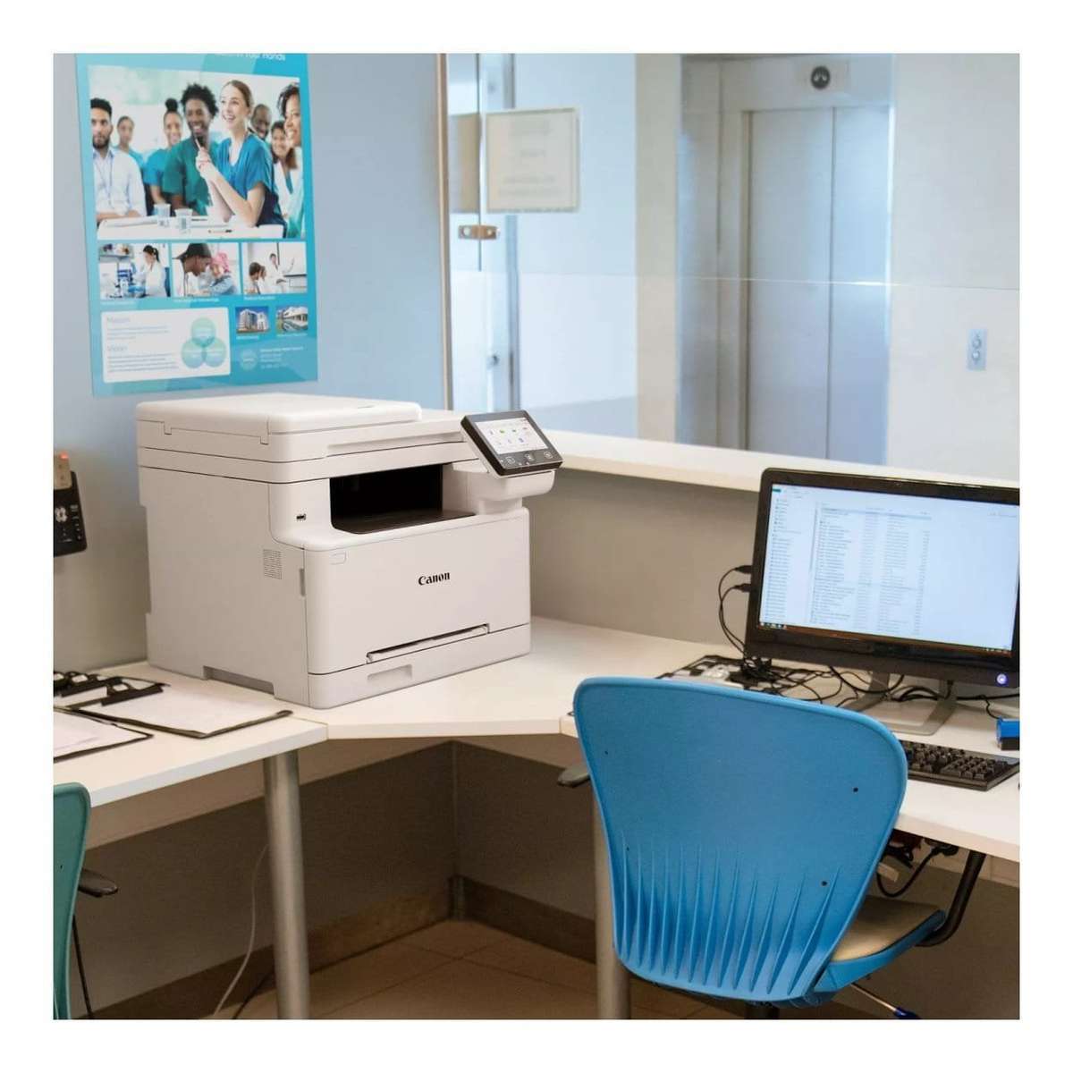Canon i-SENSYS MF664CDW A4 Wi-Fi Multifunction Colour Laser Printer 6928C008