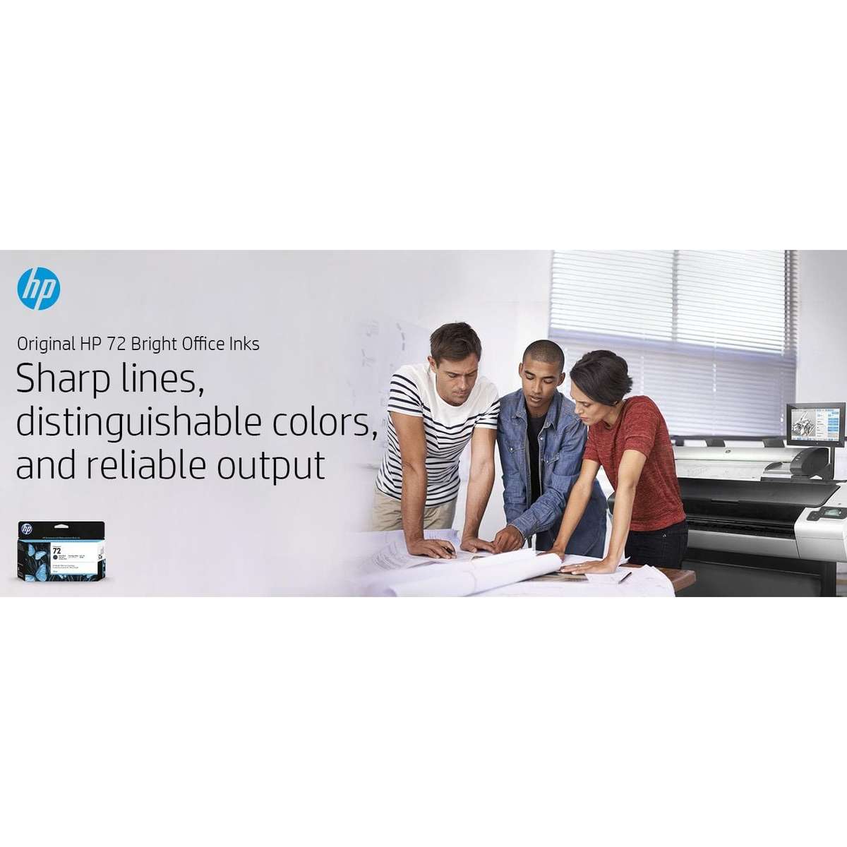 HP72 DesignJet Cyan Ink Cartridge Original C9371A Single-pack