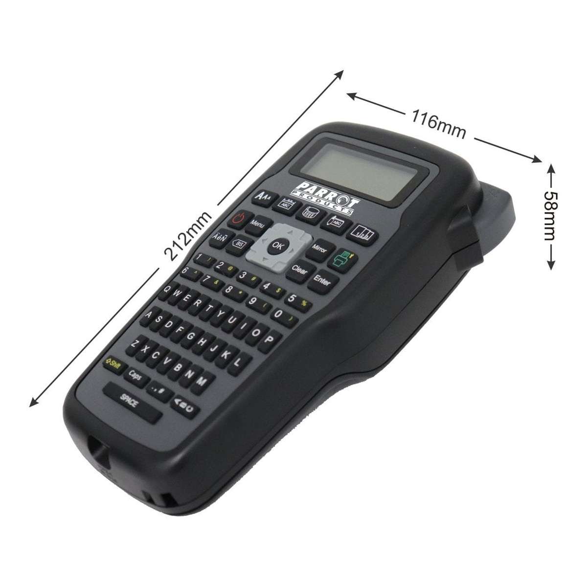 Parrot E1000Pro Portable Label Printer Black