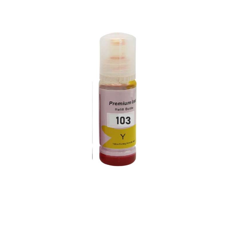 Compatible Epson E-103/E103 Ecotank ink bottle Yellow single