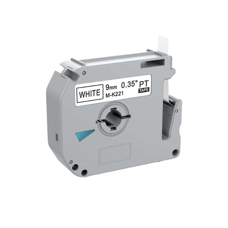 Compatible Brother MK221/MK221 Labelling Tape 9mm X 8m Length Black on White Tape Single