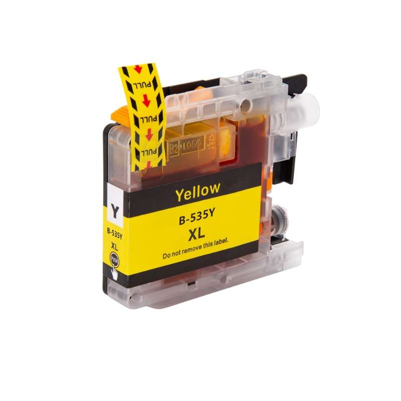 Compatible Brother LC-535XL/LC535XL Ink Cartridge Yellow Single Pack