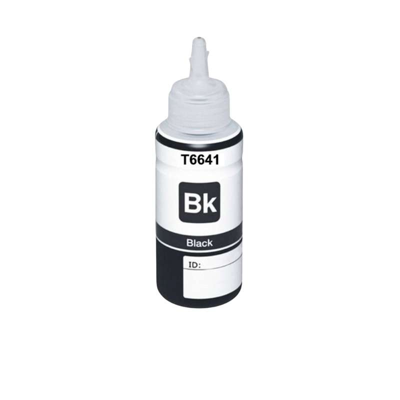 Compatible Epson T6641 Ecotank ink bottle Black single