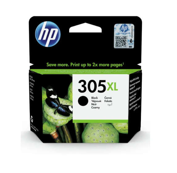 Original HP # 305XL High Yield Black Original Ink Cartridge - HP 2720/4120