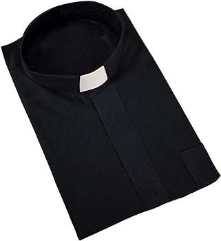 Clerical Cotton Shirt - Includes Slip in Clerical Collar
