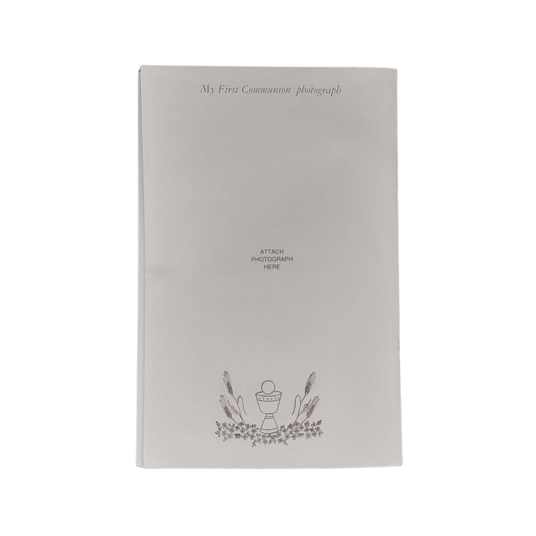 First Holy Communion Remembrance Booklet for a Boy