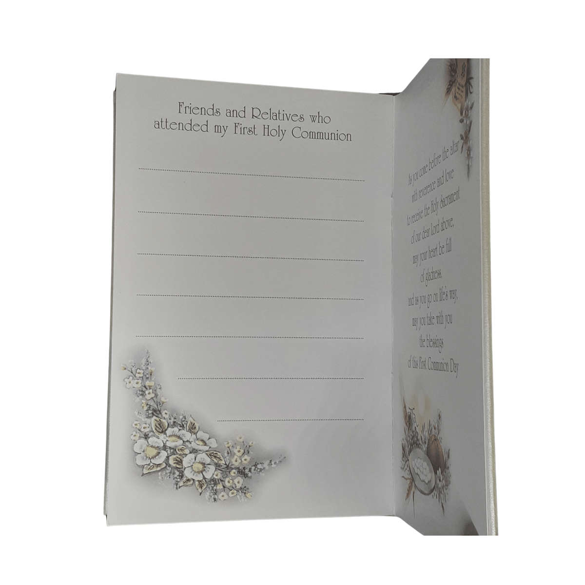 First Holy Communion Remembrance Card