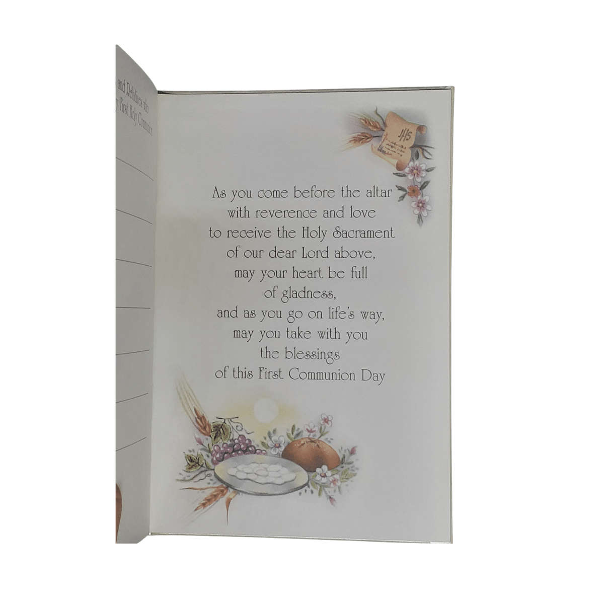 First Holy Communion Remembrance Card