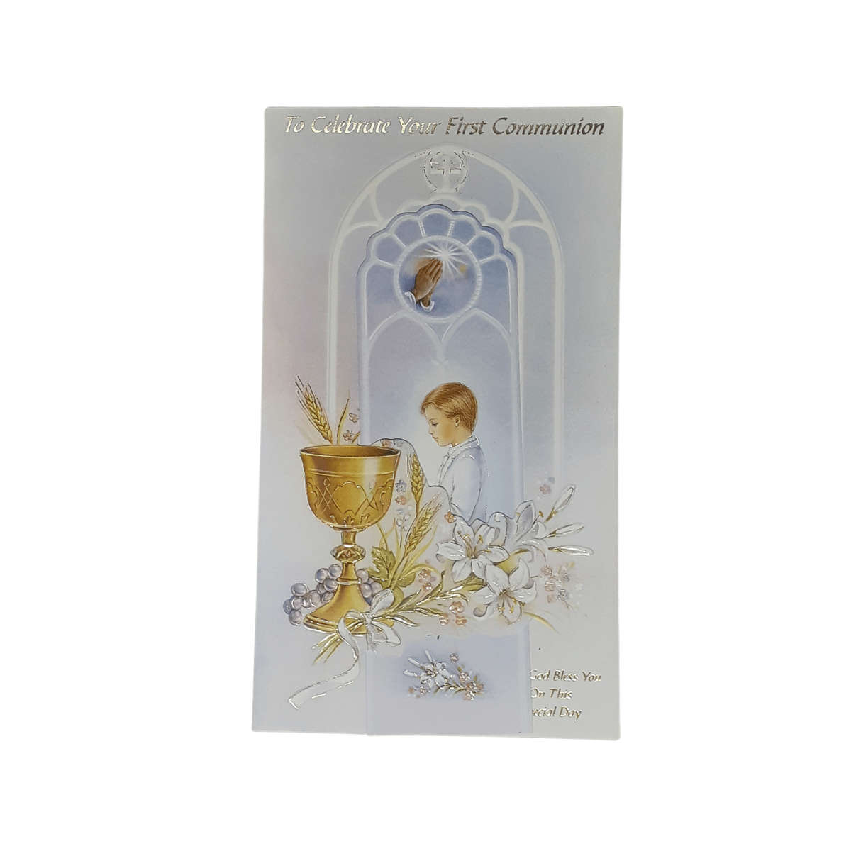 Boy's First Holy Communion Card