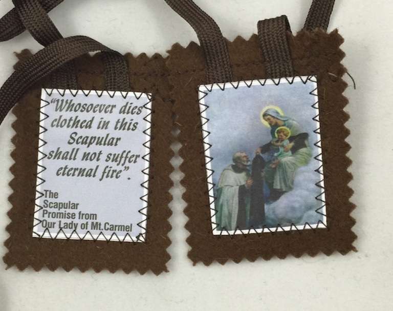 Catholic Brown Scapular of Our Lady of Mt Carmel