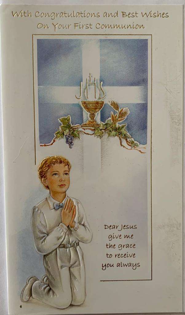 First Holy Communion Card