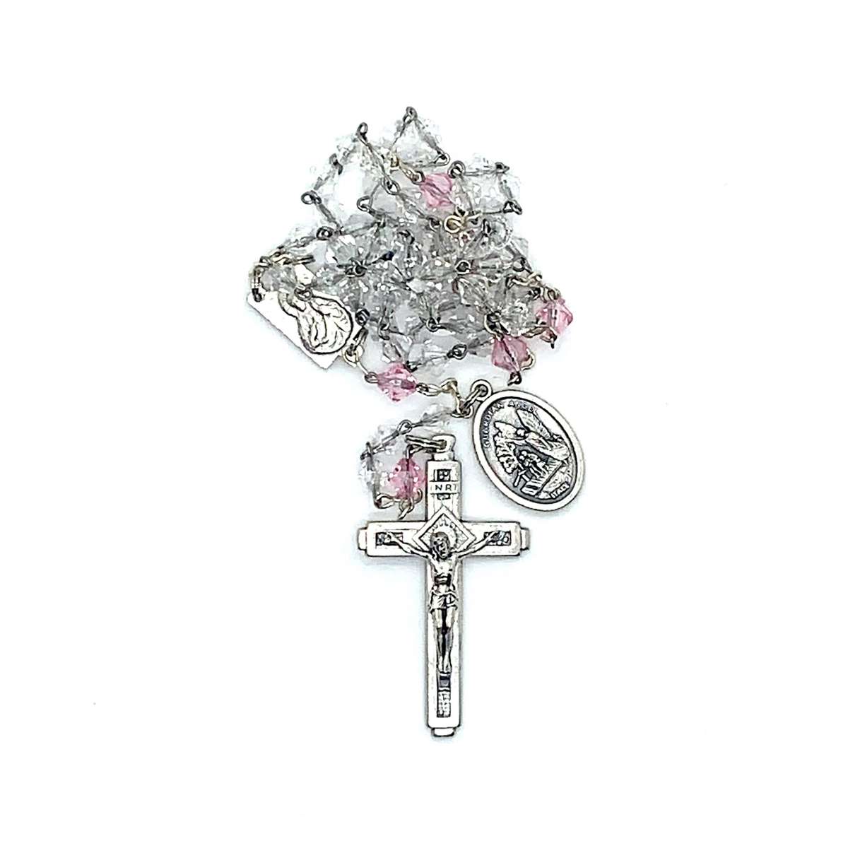 Girl's Rosary With  Centrepiece and Medal