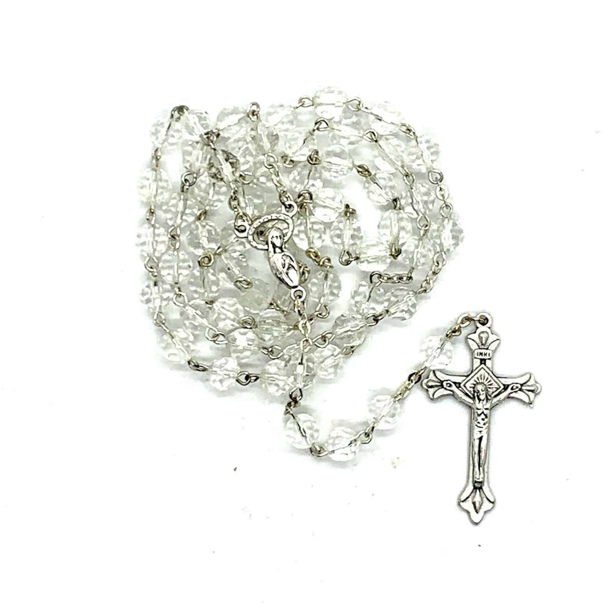 Clear Medium Bead Rosary